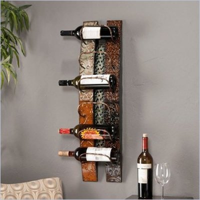Southern Enterprises Adriano Wall Mount Wine Storage
