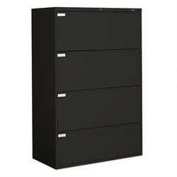 Global Total Office 9300P 42" 4 Drawer Lateral Metal File Storage Cabinet