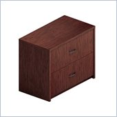 Global Total Office Genoa 2 Drawer Lateral Wood File Storage Cabinet