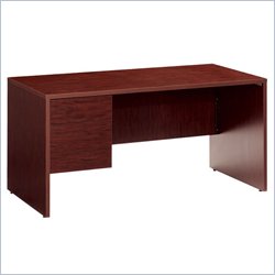 Global Genoa 60 Single Pedestal Wood Office Desk by Global