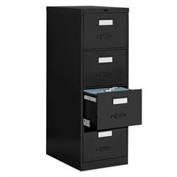 Global Total Office 4 Drawer Vertical Metal File Cabinet