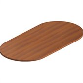 Global Adaptabilities 96 Racetrack Table Top in Avant Honey