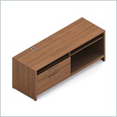 Global Princeton Left Side Credenza in Winter Cherry