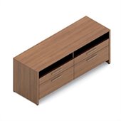 Global Princeton Double Credenza in Winter Cherry