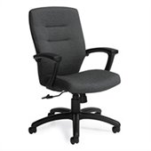 Global Synopsis Medium Back Tilter Chair in Granite Rock