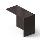 Global Genoa Right Side Flush Height Return in Dark Espresso