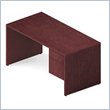 ADD TO YOUR SET: Global Genoa Single Right Pedestal Desk in Figured Mahogany