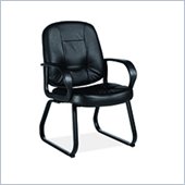 Global Arno Guest Armchair in Mock Leather Chair