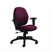 Global Graham Low Back Ergo Tilter Chair in Rhapsody