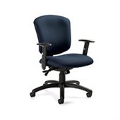 Global Supra X Medium Back Multi Tilter Chair in Sapphire