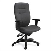 Global Synopsis High Back Multi Tilter Chair in Granite Rock