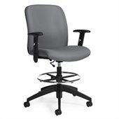Global Truform Medium Back Multi Tilter Chair in Slate