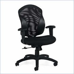 Global Total Office Tye Mid Back Office Chair with Pneumatic Tilter