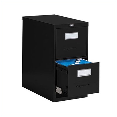 Global Total Office 2600 Plus 26.5" Legal 2 Drawer Vertical Metal File Storage Cabinet
