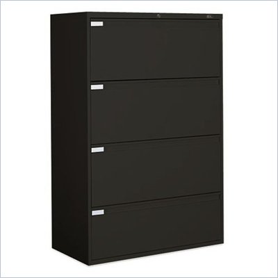 Global Office 9300P 4 Drawer Lateral Metal File Storage Cabinet