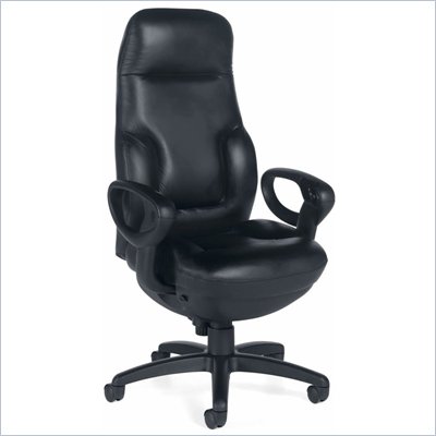 Global Total Office Concorde 24 Hr High Back Executive Office Chair w/Pneumatic Synchro-Tilter