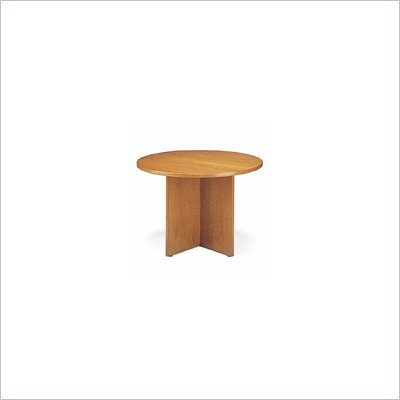 Global Total Office Round 3.5' Conference Table with X-Shaped Base