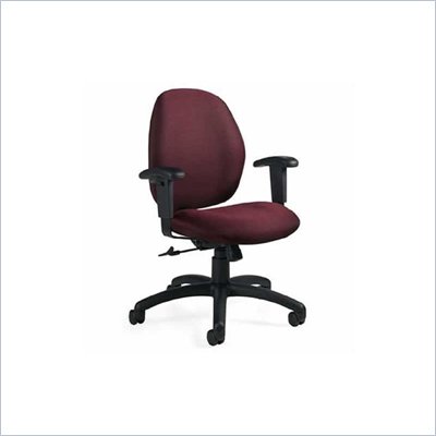 Global Total Office Graham Office Chair with Low Back and Pneumatic Ergo-Tilter