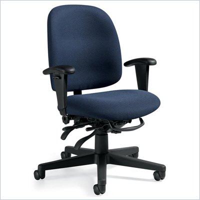 Global Total Office Granada Office Chair with Low-Back and Multi-Tilter