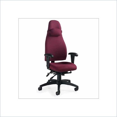 Global Total Office OBUSForme Office Chair with High Back and Pneumatic Tilter