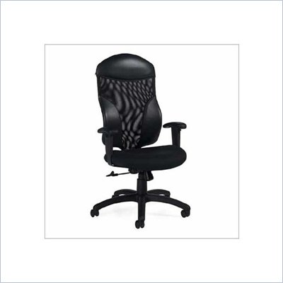 Global Total Office Tye Mesh Office Chair with High Back Pneumatic Tilter