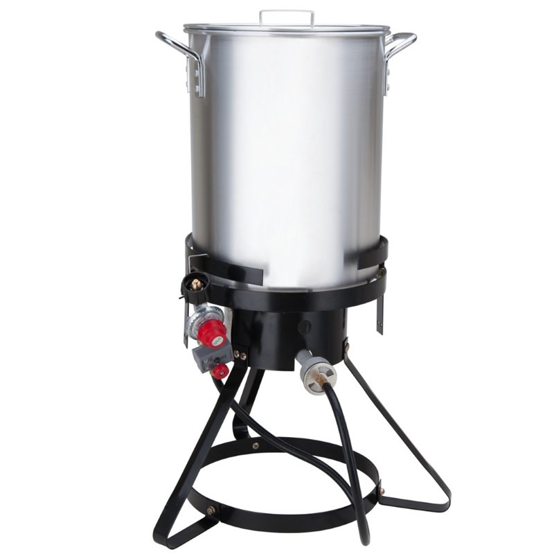 UPC 643700218131 product image for Alpine Cuisine 30 qt. Aluminum Turkey Fryer | upcitemdb.com