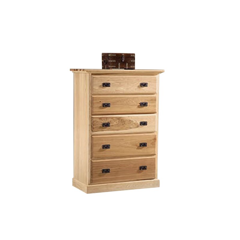 A-America Amish Highlands 5 Drawer Chest in Natural
