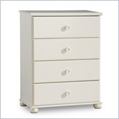 South Shore Sand Castle 4 Drawer Chest in Pure White