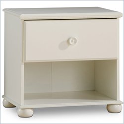 South Shore Furniture Sand Castle Pure White Night Table