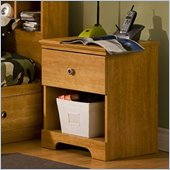 South Shore Brinley Collection Kids Night Table in Florence Maple Finish