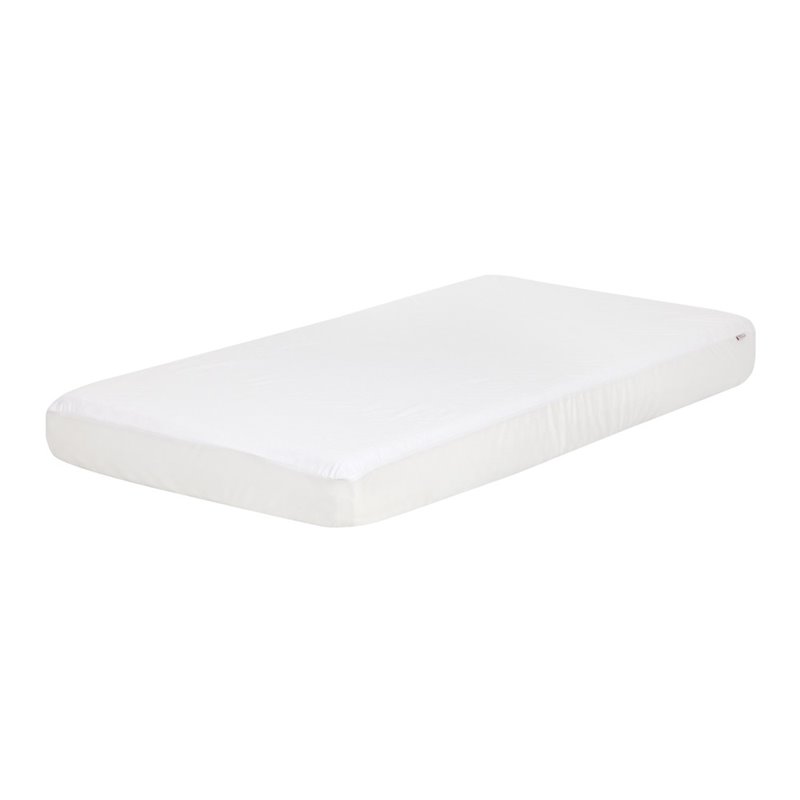 South Shore Somea Twin Basic 6'' Mattress with Mattress Cover in White