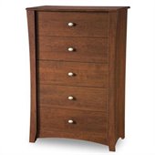 South Shore Mika Kids 5 Drawer Chest in Classic Cherry Finish