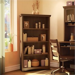 South Shore Glasgow 4 Shelf Bookcase in Sumptuous Cherry Finish