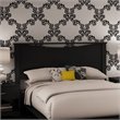 ADD TO YOUR SET: South Shore Maddox Contemporary Full / Queen Wood Panel Headboard in Black Finish