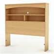 ADD TO YOUR SET: South Shore Shiloh Twin Bookcase Headboard in Natural Maple