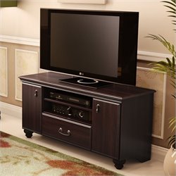 South Shore Dover TV Stand in Dark Mahogany