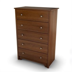 South Shore Concord 5 Drawer Chest in Somptuous Cherry Finish