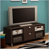 South Shore Cakao TV Stand in Chocolate Finish