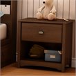 ADD TO YOUR SET: South Shore Nathan Kids Contemporary Wood Nightstand in Sumptuous Cherry Finish