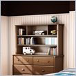 ADD TO YOUR SET: South Shore Nathan Kids Wood Dresser Hutch in Sumptuous Cherry Finish