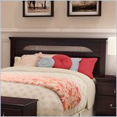 South Shore Dover Full/Queen Wood Panel Headboard in Dark Mahogany Finish