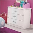 ADD TO YOUR SET: South Shore Libra Kids 3 Drawer Chest in Pure White Finish