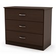 ADD TO YOUR SET: South Shore Libra Kids 3 Drawer Chest in Chocolate Finish