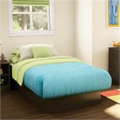 South Shore Libra Kids Twin Platform Bed in Chocolate
