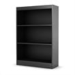 ADD TO YOUR SET: South Shore Axess 3 Shelf Bookcase in Pure Black