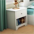 ADD TO YOUR SET: South Shore Breakwater Nightstand in Pure White Finish