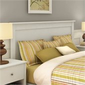 South Shore Breakwater Full / Queen Panel Headboard in Pure White