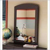 South Shore Logik Vertical Mirror in Chocolate Finish