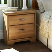 South Shore Versa Nightstand in Golden Oak Finish