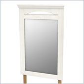 South Shore Dover Vertical Mirror in White Wash Finish